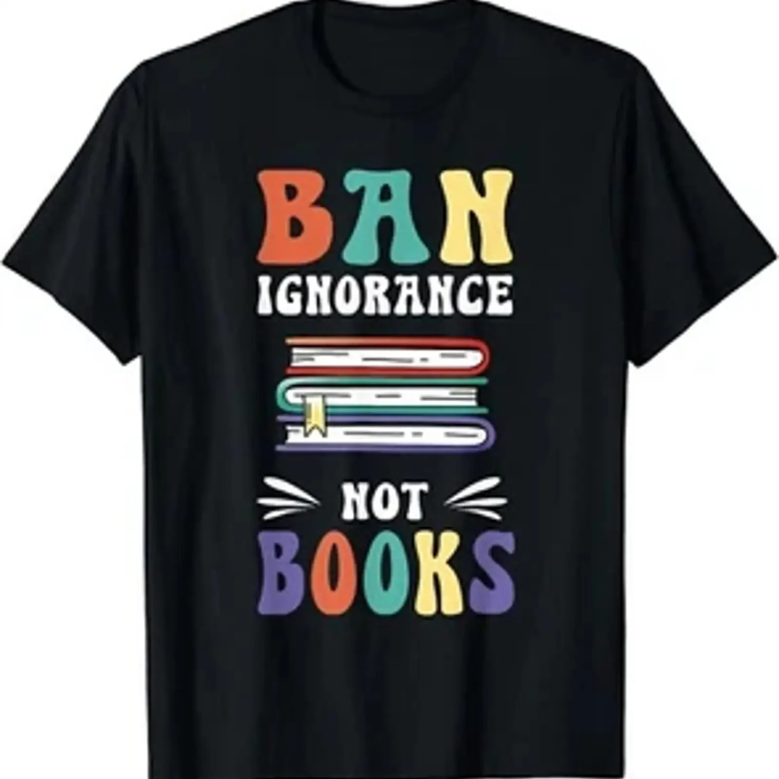 T-shirt drôle « L'ignorance n'interdit pas les livres que j'ai lu » – Style vintage délavé, unisexe, élégant, polyvalent, décontracté, confortable pour homme