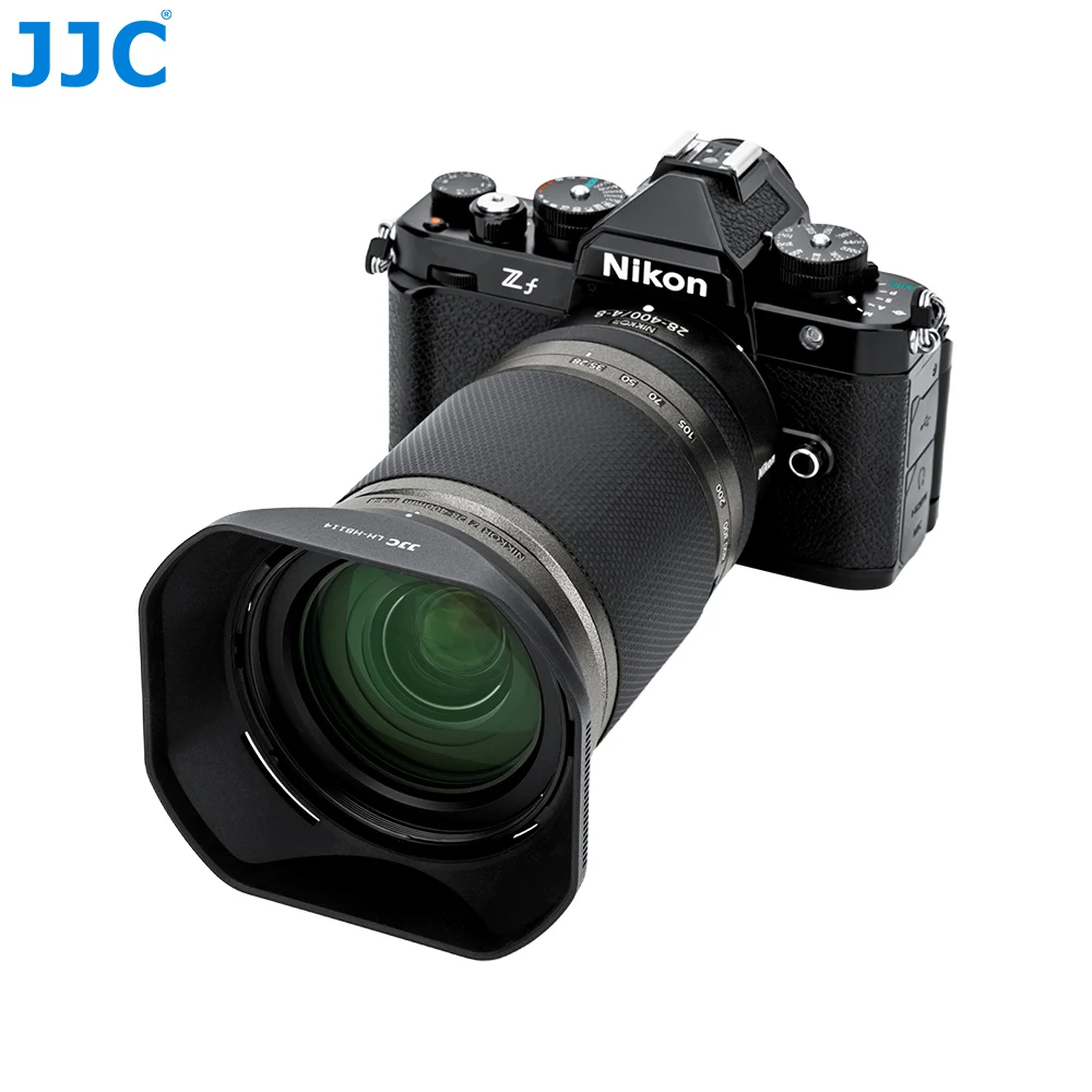 Tudung Lensa JJC Kompatibel dengan Nikon NIKKOR Z 28-400Mm F4-8 VR NIKKOR Z 24-120Mm F4 S Lensa Menggantikan Tudung Lensa Nikon HB-1142