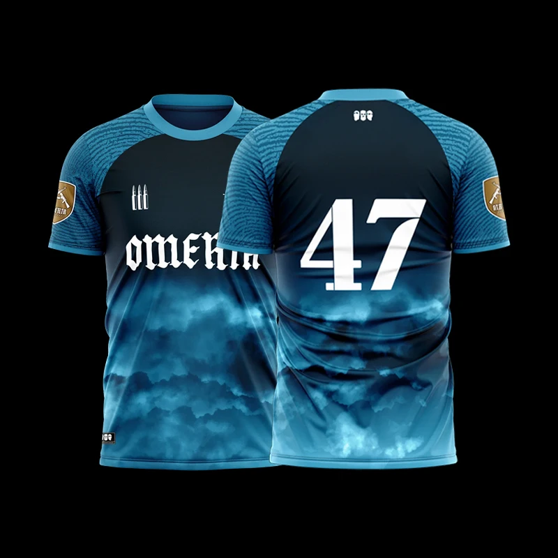 2026 Blue Magic Men's and Women's No. 47 Shirt MAES Breathable Fashion Rap Fan Gift Large Size Top