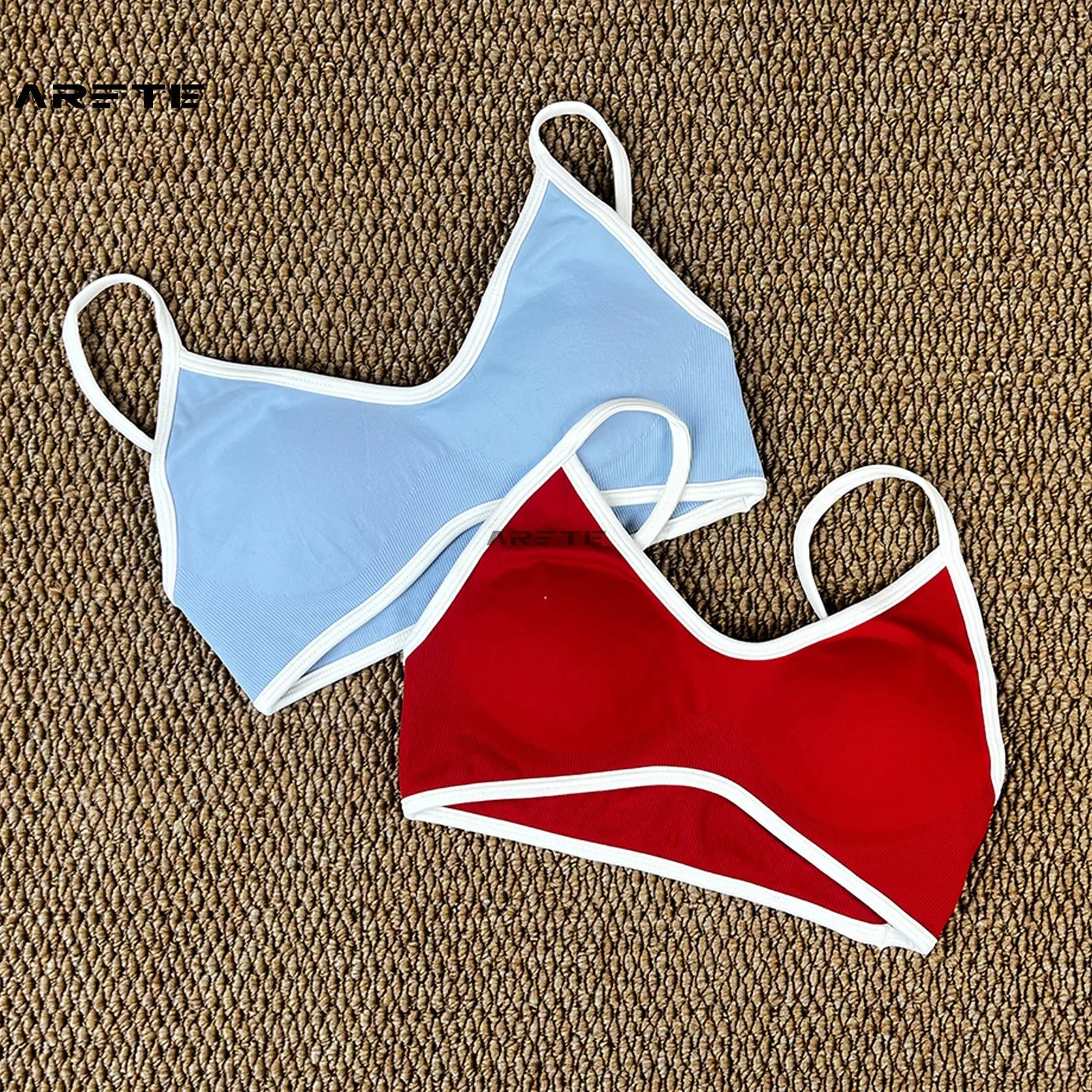 حمالة صدر رياضية لليوجا مقاومة للصدمات، حمالة صدر للياقة البدنية في الهواء الطلق، سترة بدون أكمام مضغوطة قابلة للتنفس