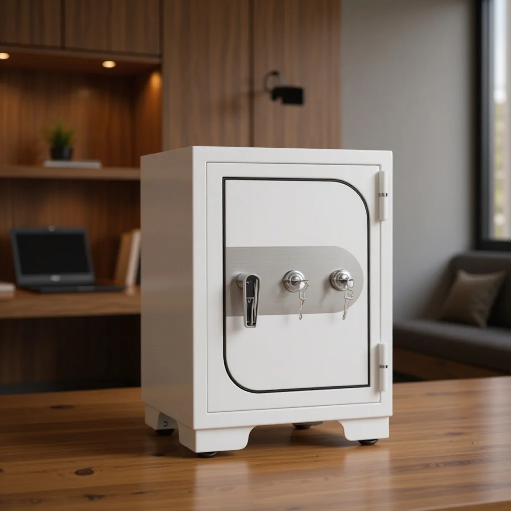 

Safe Household Small Heavy Duty Safe Anti-theft Mini All Steel Invisible Wall Double Key Safe