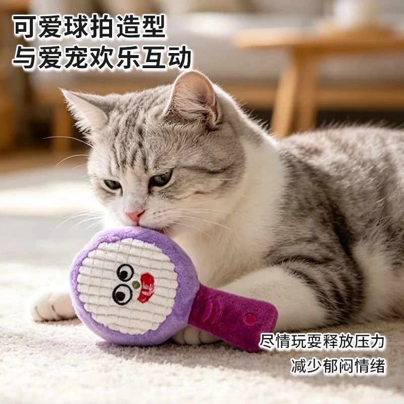 Cat Set Self-Entertainment And Boredom Relief Catnip Crinkle Paper Sound-Making Cat Feather Teaser Ball Teething Toy For
