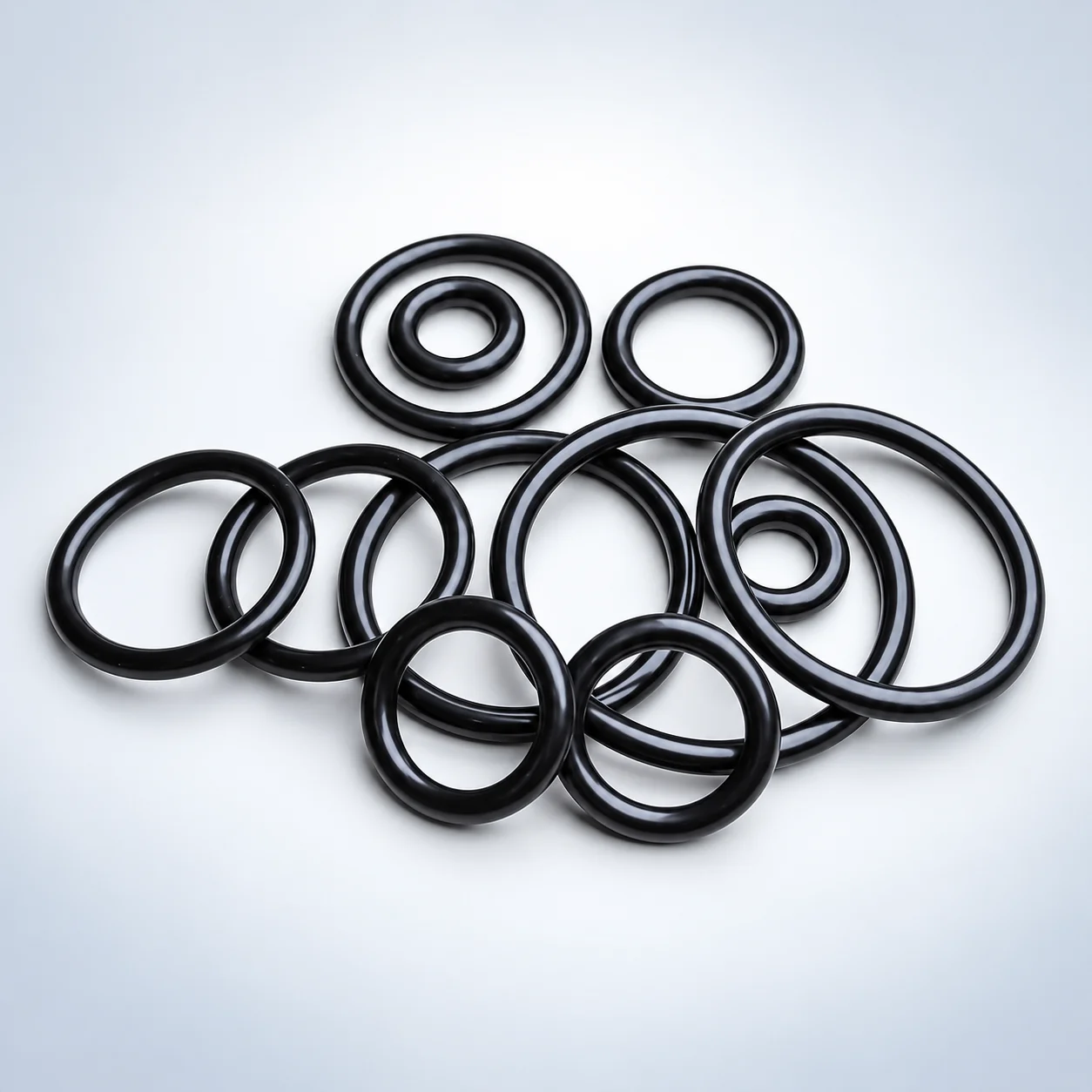 Thickness CS 3mm EPDM Rubber O Ring OD 10-450mm ID 4-444mm  Acid Alkali Water and Friction Resistance O-Ring Seal Gasket