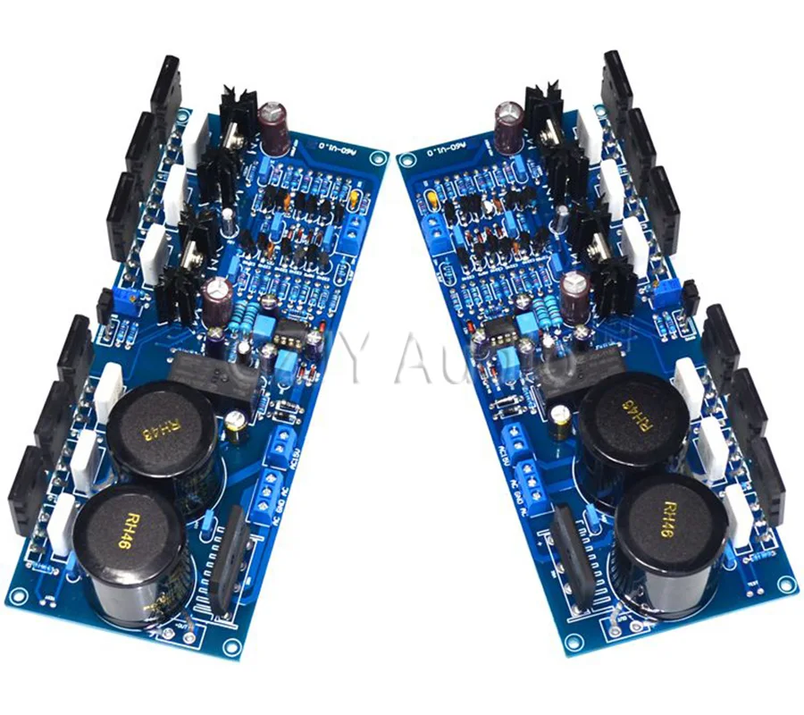 Accuphase A60 Current Feedback 2SA1943/2SC5200 MJE15034 MJE15035 Pure Post Power Amplifier Board (Adjustable Class A) 4-8Ω view 2