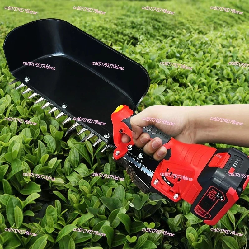 Lightweight Portable Tea Picker, 20V Rechargeable Brushless Electric Tea Harvest Machine
