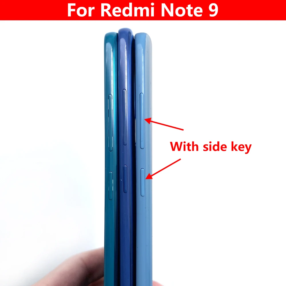 NEW Battery Cover Door Rear Housing Case Back Camera Cover Replacement Parts For Xiaomi Redmi Note 9 / Note 9T / Note 11E