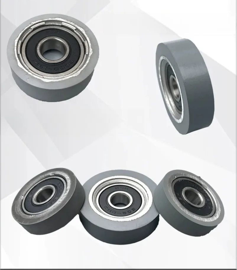 Durable Snipping Roller Rubber Copying Wheel for Homag Biesse Nanxing KDT Edge Banding Machine 2pcs