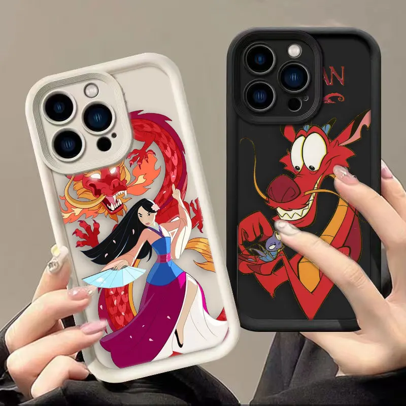 Disney Dragon Mulan Mushu Phone Case For Honor 8X 9X X9 20 50 90 Y7A Y9 MAGIC 5 NOVA 9 Y70 Y7OS 9 SE PRO Case Funda Coque Shell