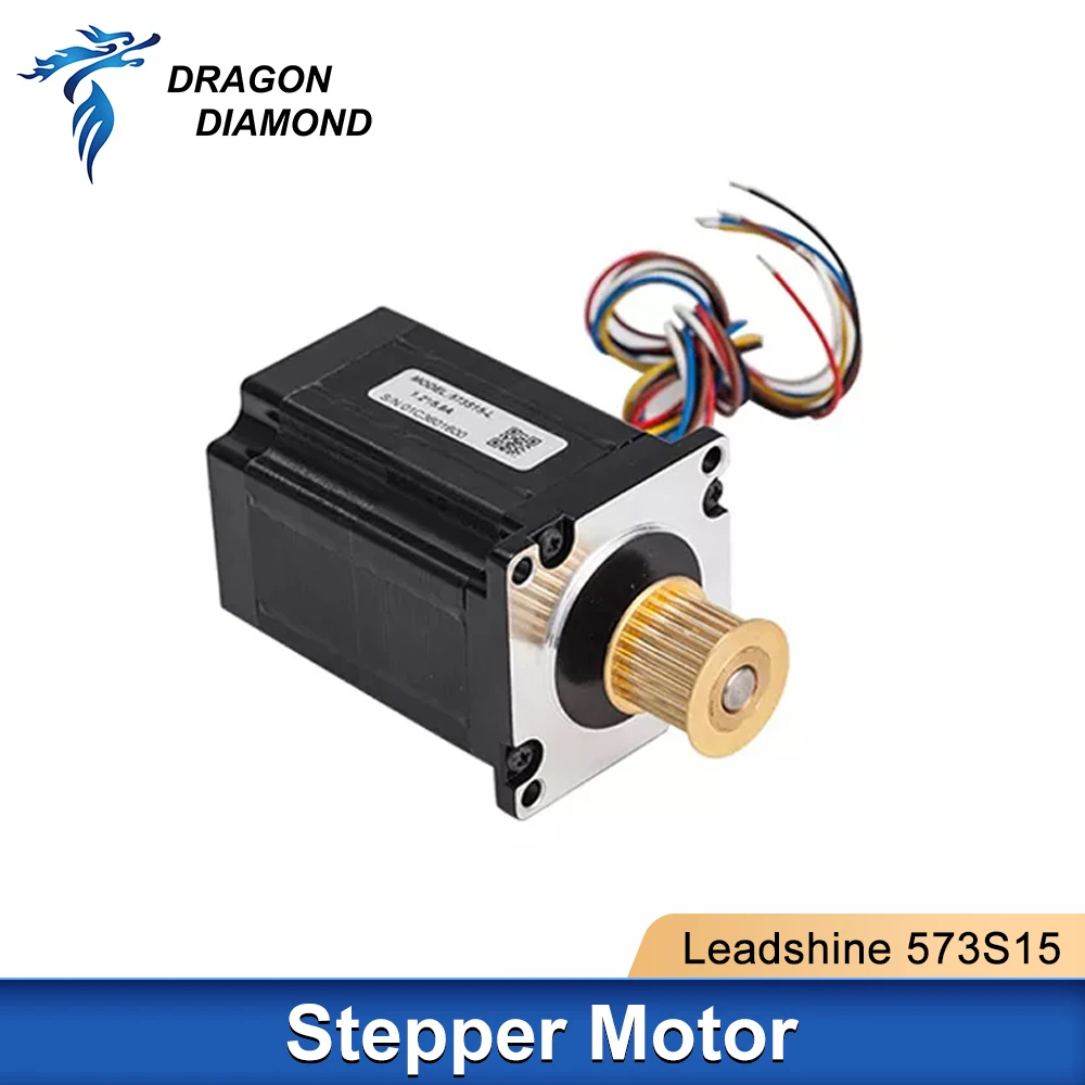 Laser Stepper Motor 573S15-L Leadshine 3 Phase NEMA23 5.8A Length 76mm Shaft 8mm For Laser Engraver