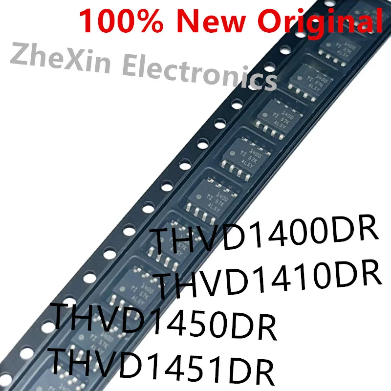 10PCS/Lot  THVD1400DR 1400 、THVD1410DR  VD1410 、THVD1450DR  VD1450 、THVD1451DR  VD1451  New RS-485 Transceiver Chip  THVD1400