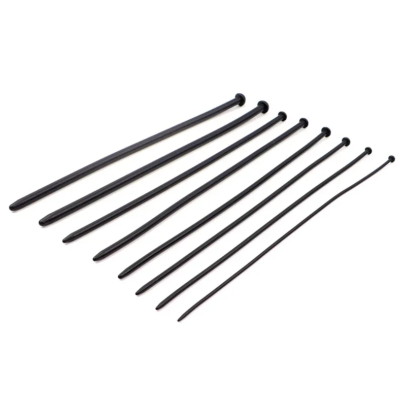 8Size Silicone Glossy Horse Eye Stick Urethran Expander Sextoys SM Penis Plug Men Urethra Masturbation Stimulator Adult Supplies