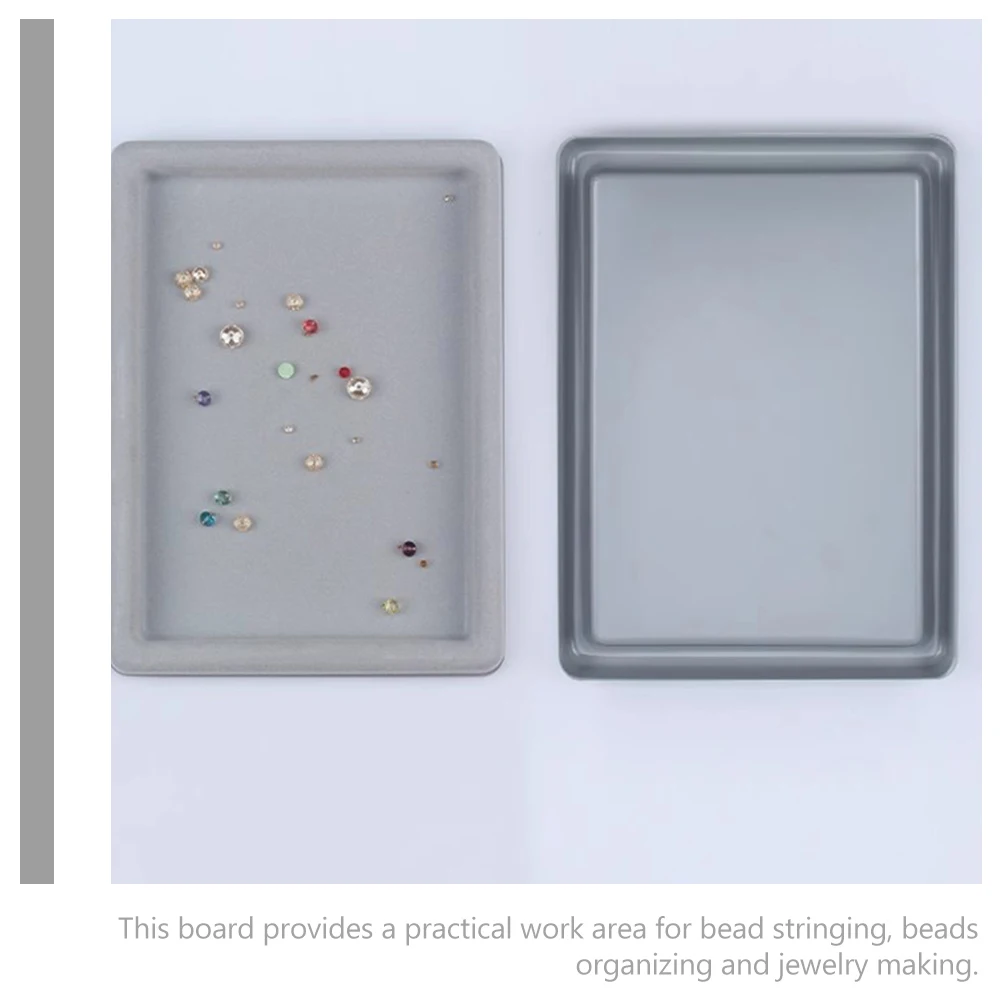 2 Pcs Bead Mat For Jewelry Making Board for Jewelry Making Small Tray 7 Blank Discs DIY Bracelet Design Mat Beading Tools