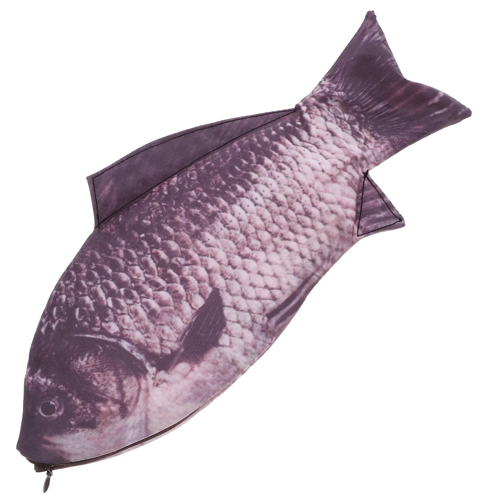 

Creative Fish Style Pencil Pouch Premium Nylon Material Unique Gutting for Makeup Storage Clutch Bag Cute Stationery