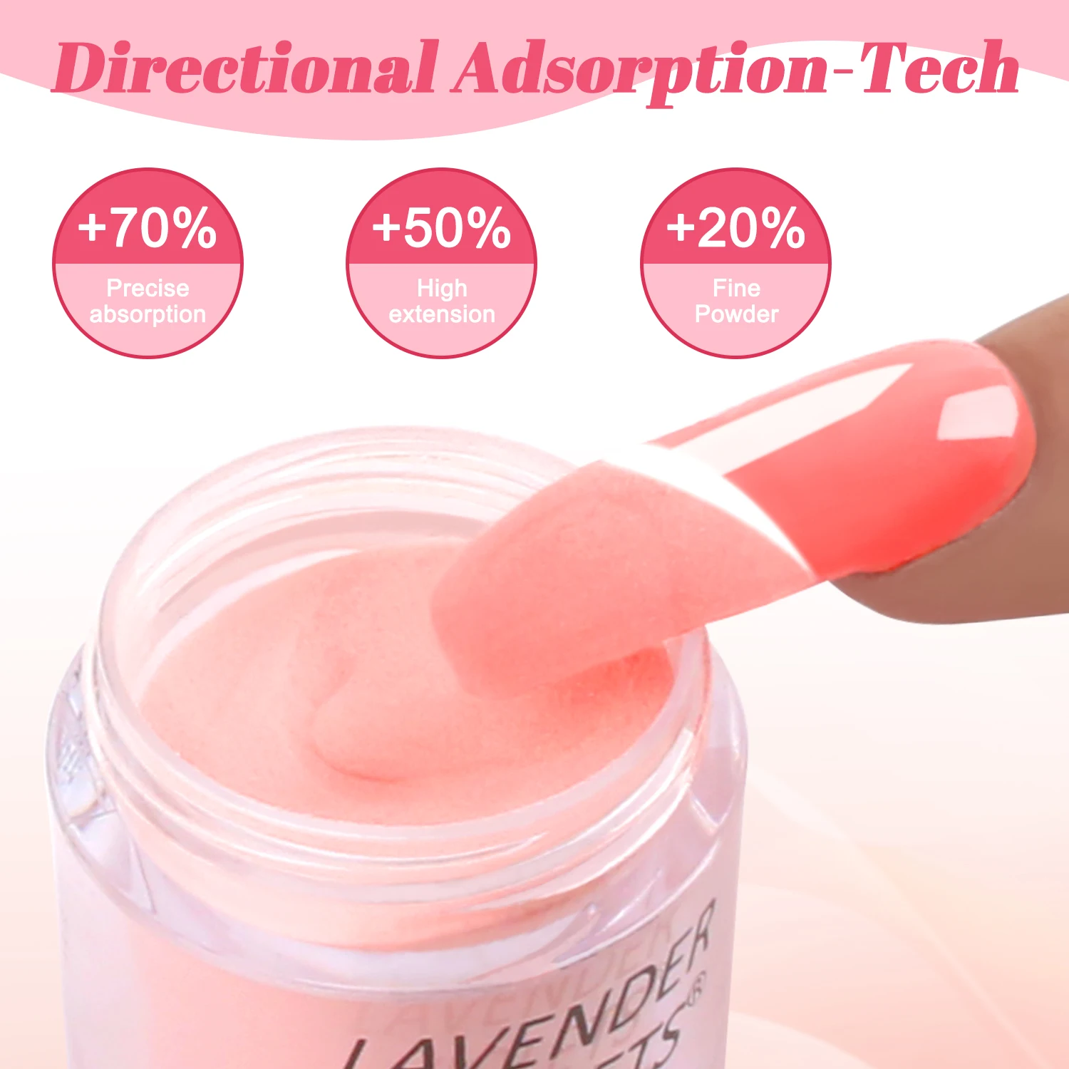 6 ชิ้นขนาดใหญ่ความจุ Glitter สีชมพูสีม่วงสีฟ้าสี Air Dry Dipping Powder Set ยาวนานสําหรับเล็บ Art Design