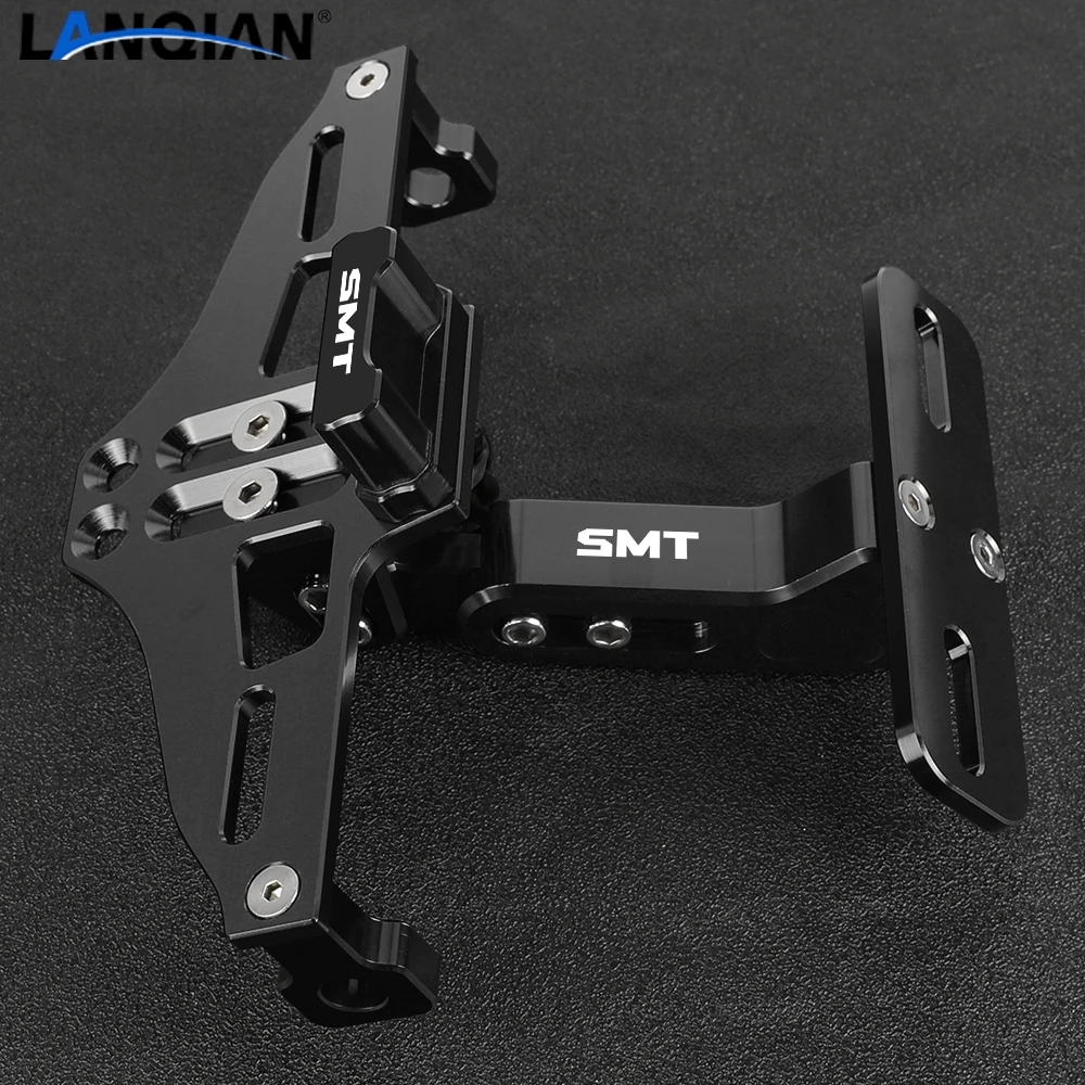 

For 990SMT 990 SMT 2009 2010 2011-2023 Motorcycle Fender Eliminator Adjustable License Plate Holder Bracket Turn Signal Light