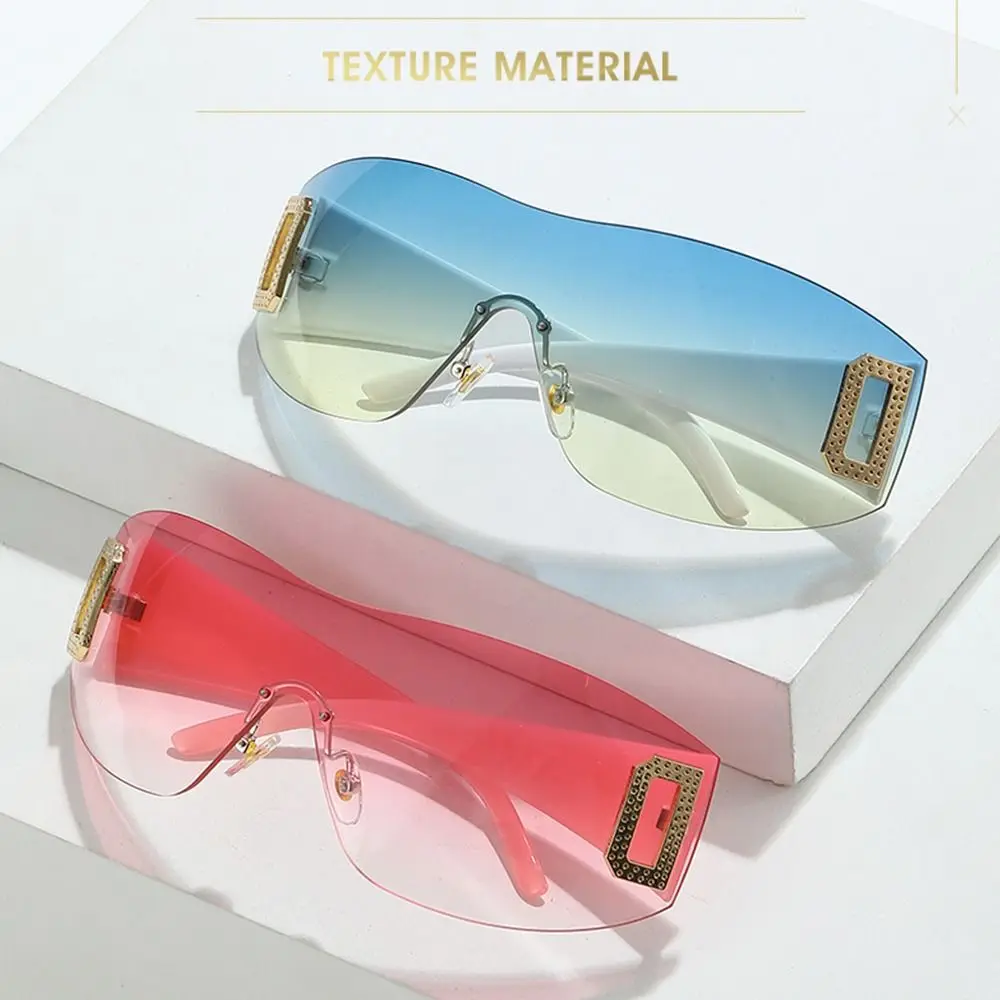Luxury Y2K Sunglasses Women Brand Designer New Punk Sports Sun Glasses Men Goggle Shades UV400 Fashion Letter Eyewear