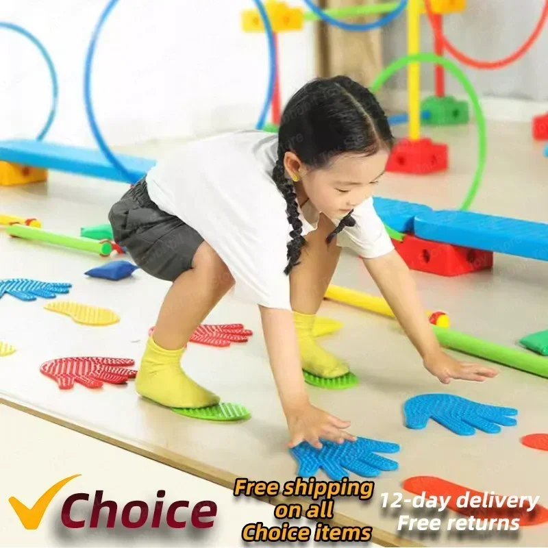 Hand Feet Toys Good Flexibility Anti-slip Entertainment Sensory Integration Training Hand Footprints Party Game Floor Games Toys