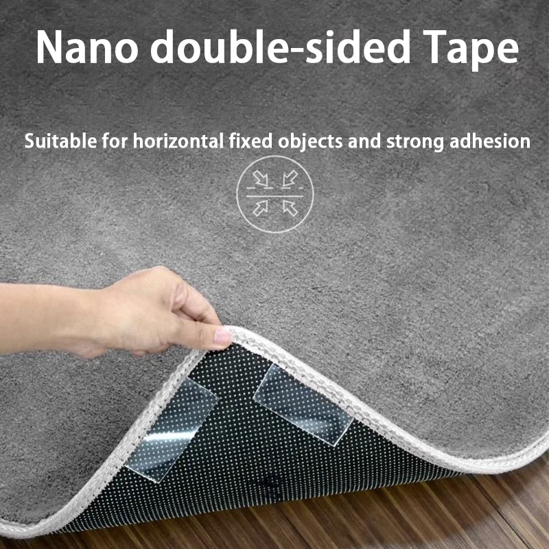 Thickened nano double-sided tape, high viscosity, waterproof, kitchen, no punching without leaving marks for strong fixing