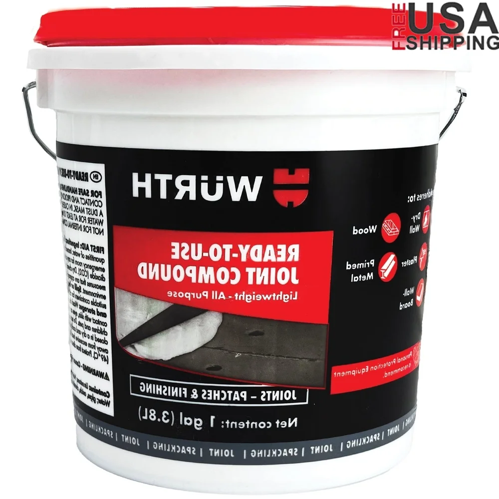 

Готовый в использовании легкий соединительный состав, 1 галлон, предварительно смешанный гипс, внутренняя отделка, наружная отделка, прочный, простой нанесение