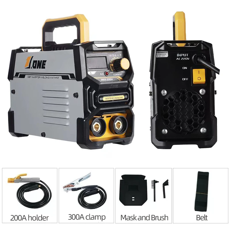 Semi-automatic Inverter welder 220V IGBT MMA  Welding Machine 120/160/200 Amp for Home Beginner Lightweight Efficient