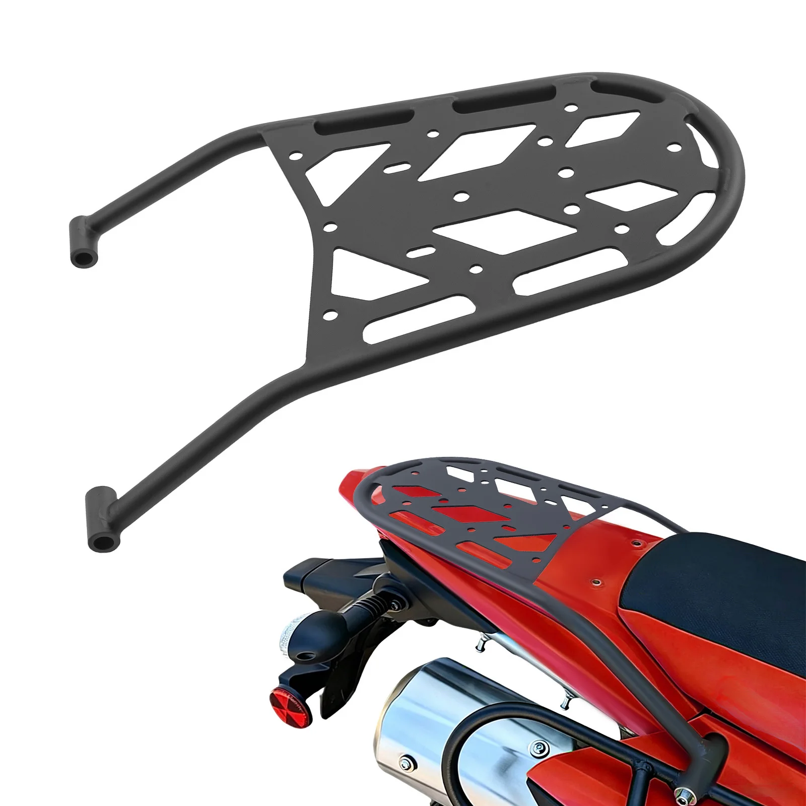Dual Sport Motorcycle Luggage Rack Bracket For Kawasaki KLX250S KLX300 Enduro series 2009-later