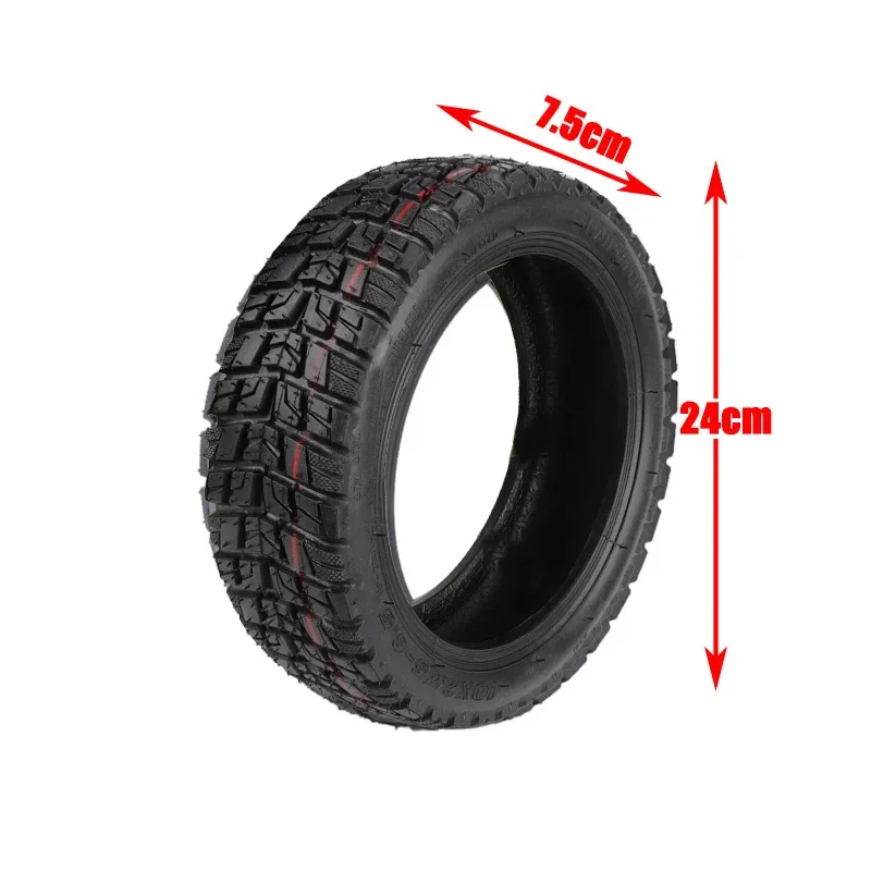 10x2.75-6.5 Tubeless Off-Road Tire 10 Inch Outer Tyre Replacement for Speedway 5 Dualtron 3 Electric Scooter Wear-resistant Spar