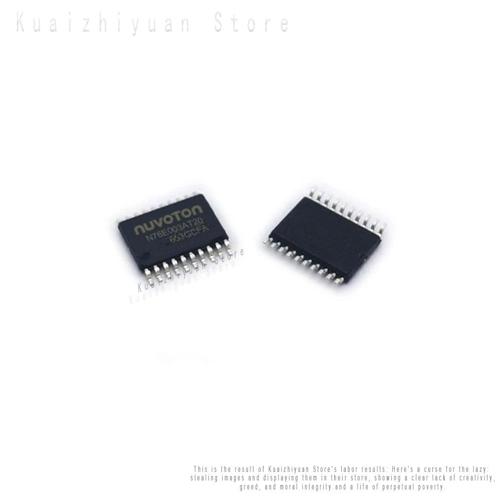 10PCS/Lot New And Original N76E003AT20 Spot First Package TSSOP20 Nuvoton Microcontroller Authentic Encapsulation TSSOP-20