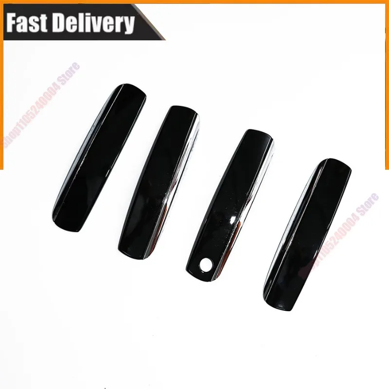 For 2005-2011 Audi A6L Door Handle With Bright Strip Exterior Door Handle Cover Handle Cover Buckle Decorative Panel