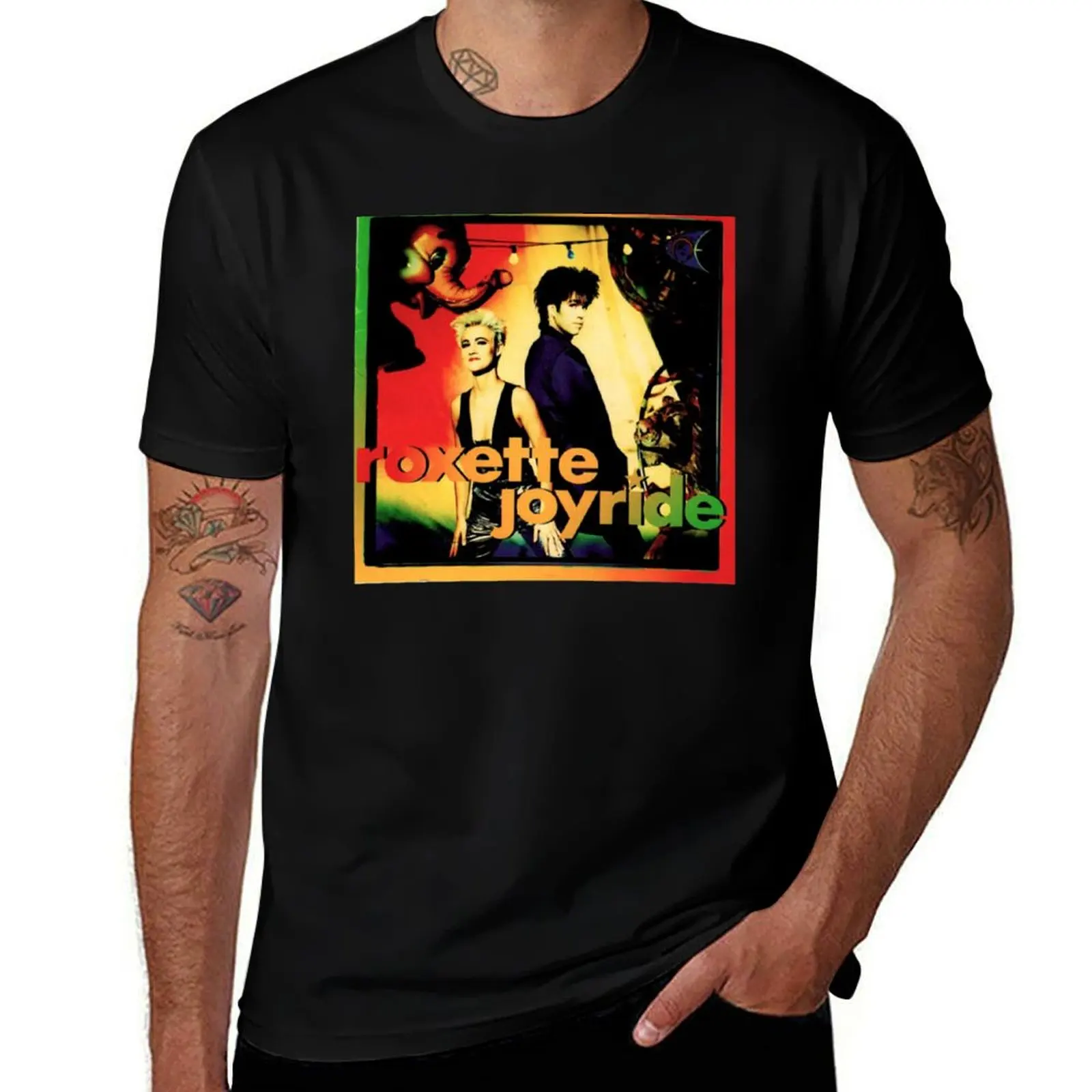 Camiseta Roxette Joyride, la más vendida, informal, holgada, de manga corta