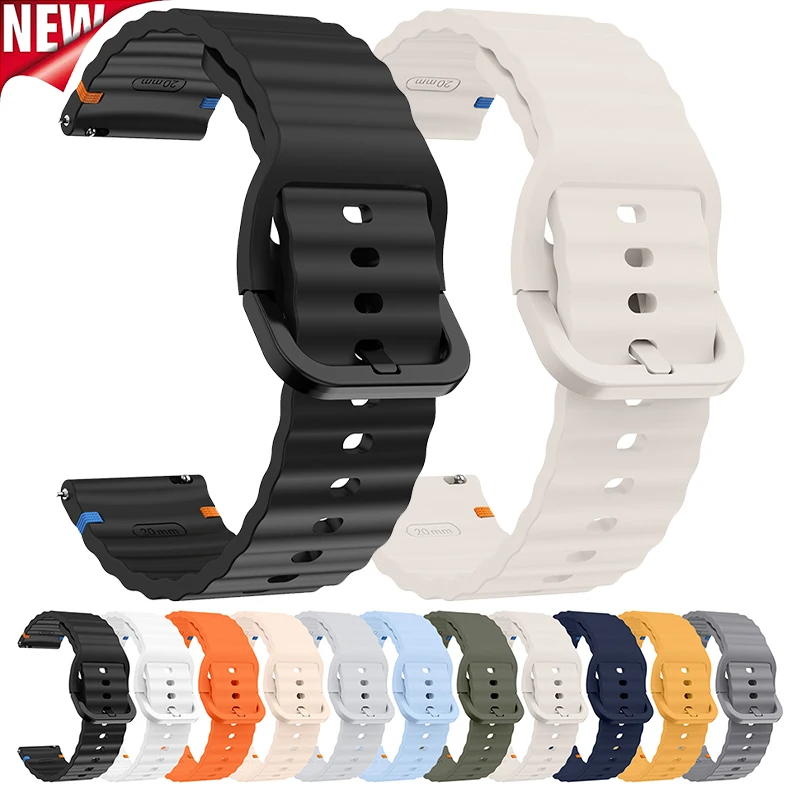 20 مللي متر 22 مللي متر سيليكون حزام لساعة سامسونج جالاكسي 7 6 5 4 44 مللي متر 40 مللي متر 6 كلاسيكي 43 مللي متر 47 مللي متر سوار لساعة هواوي GT5 4Pro 3 الفرقة #1