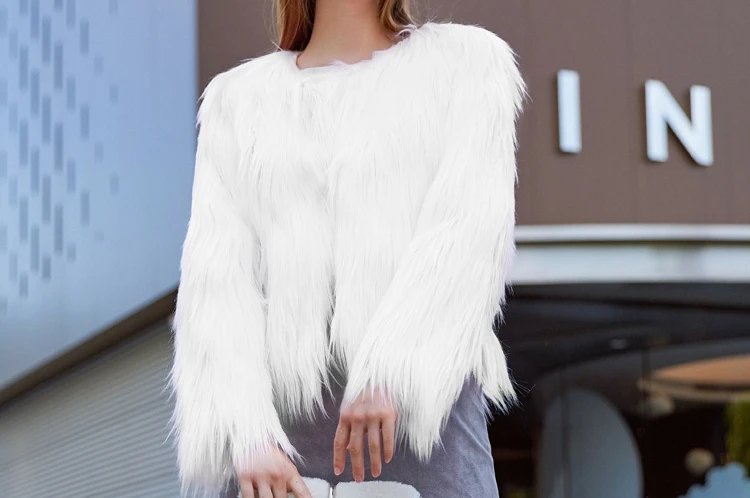 سترة نسائية قصيرة فضفاضة بلون سادة لعام 2025 لخريف وشتاء