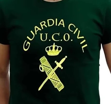 

Camiseta Guardia Civil UCO Spain Military Men T-Shirt Short Sleeve Casual 100% Cotton T Shirts