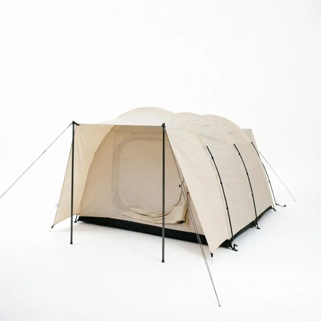 Large 6-8 Person Tunnel Tent with Multi-Room Design Waterproof Windproof Outdoor Camping Tent