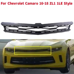 Car Modified Front Bumper Upper Grille Auto Front Racing Grills Fit for Chevrolet Camaro 16-18 ZL1 1LE Style