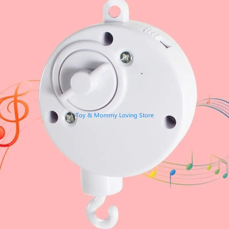 Y1QF Windup Move Box Music Baby Baby Musical Crib Mobile Mobile Toy para campanas bebé Brazo brazo colgante Juguete