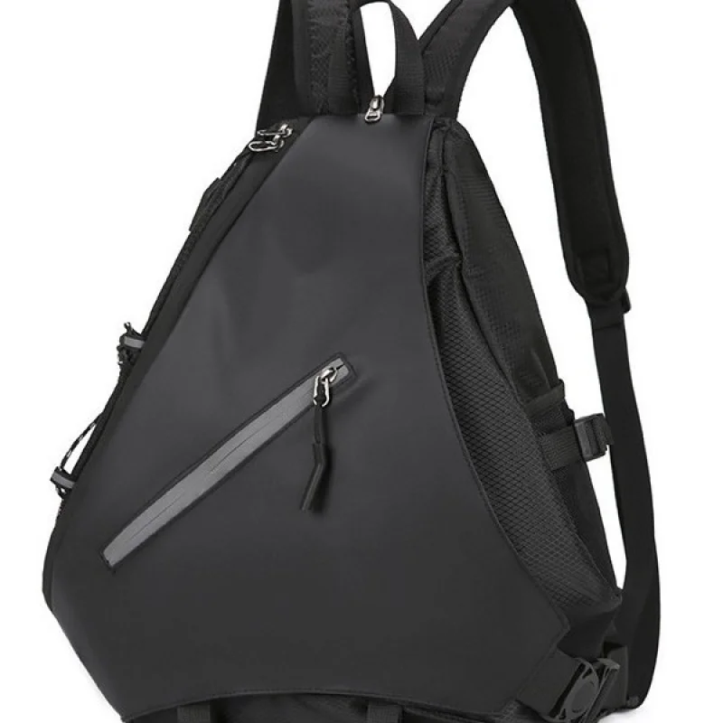 Large-capacity waterproof backpack, student schoolbag, unisex travel backpack, wear-resistant, casual, reflective design