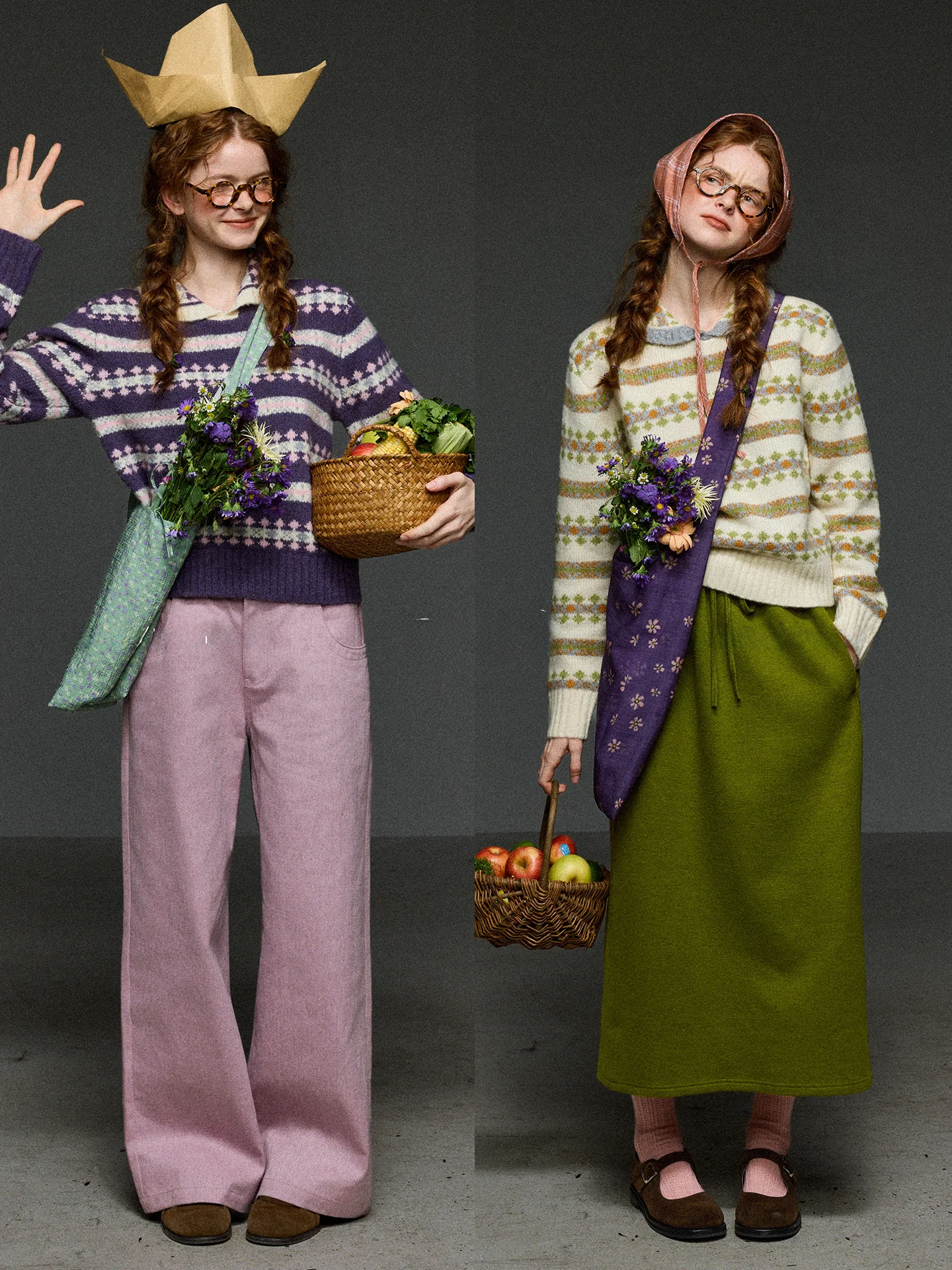 

Ретро-свитер в полоску с воротником-стойкой, вязаный, женский, весенний, мягкий, свободный крой, винтажный стиль, с длинными рукавами