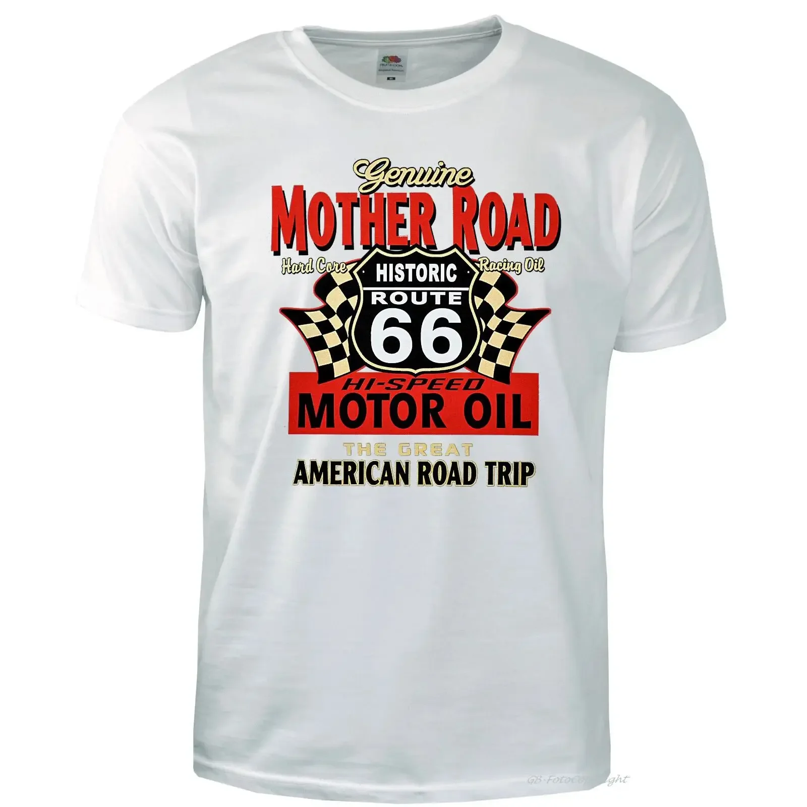 Retro Biker T Shirt US Car Oldtimer USA Route 66 Speedshop 4280 vintage Washed Breathable Top For Everyday Wear Unisex