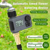 Automatic Water Timer 1-Outlet Garden Irrigation Watering System Sprinkler Programmer Smart LCD Digital Watering Timer Tools