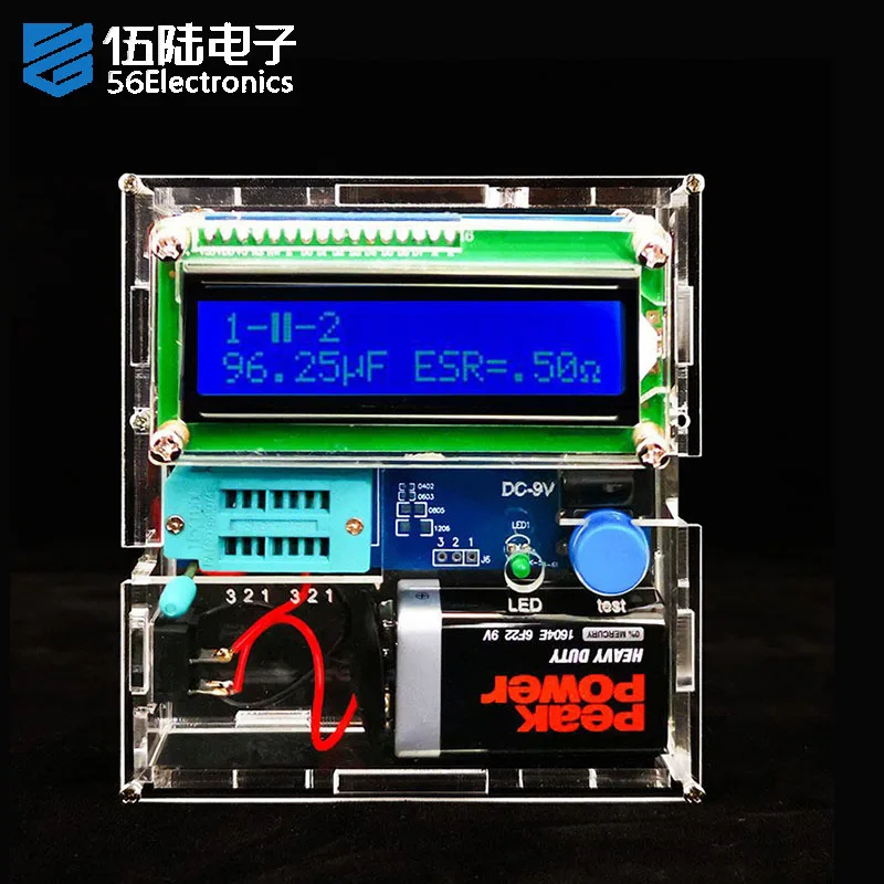 Tester próbnik elektroniczny zestaw budowlany DIY płytka spawalnicza do elektronicznego pomiaru rezystancji-zestawy triody pojemnościowej DIY