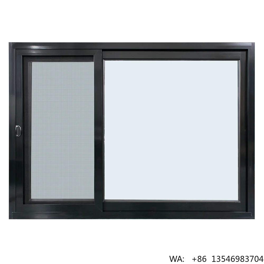 Double Glazed Aluminum Sliding Windows Drawing Window Frame Aluminium