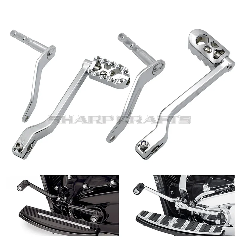 Front Heel Toe Shift Lever Pedal Shifter CNC For Harley Softail Heritage Breakout 114 Street Fat Bob Fat Boy Low Rider 2018-2022