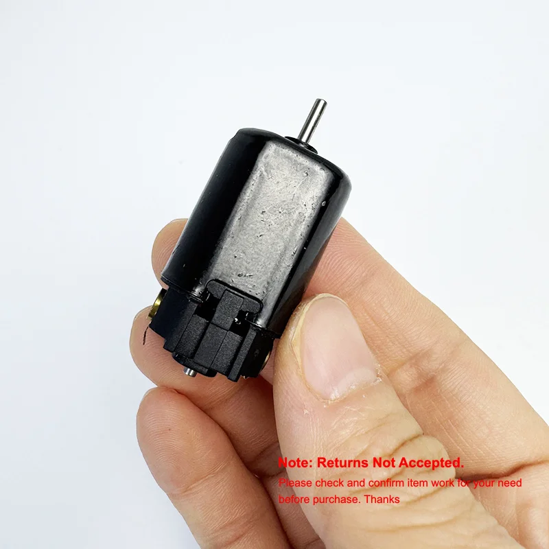 Micro 5-pole Carbon Brush Motor DC 12V 10000RPM High Speed Strong NdFeB Magnetic For Toy Rail Train Slot Car