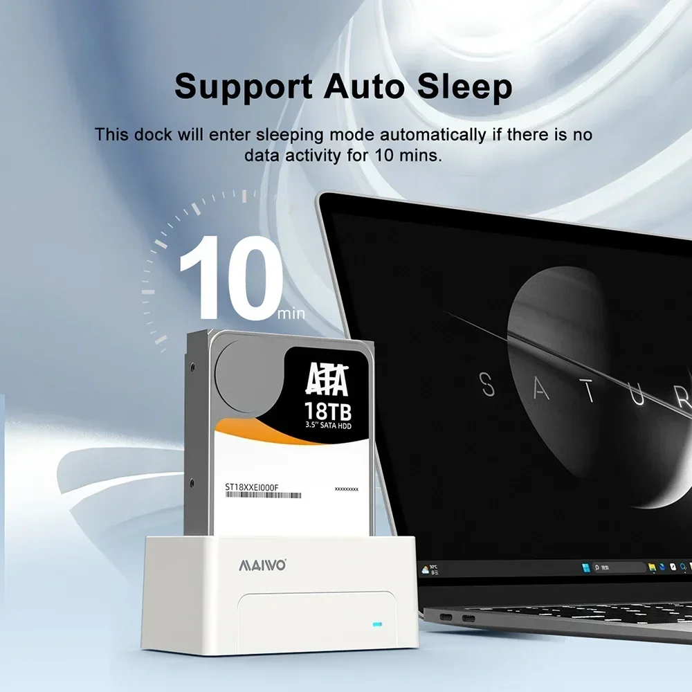 MAIWO USB 3.0 Ke SATA Eksternal Hard Drive Docking Station Enclosure Adapter untuk 2.5 3.5 Inci HDD SSD SATA 5Gbps Mendukung UASP