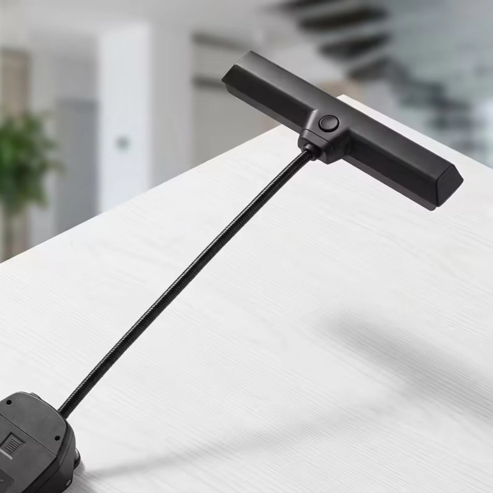 Clamp-on Music Stand Light Flexible Sheet Music Light Lighting Accessory Black