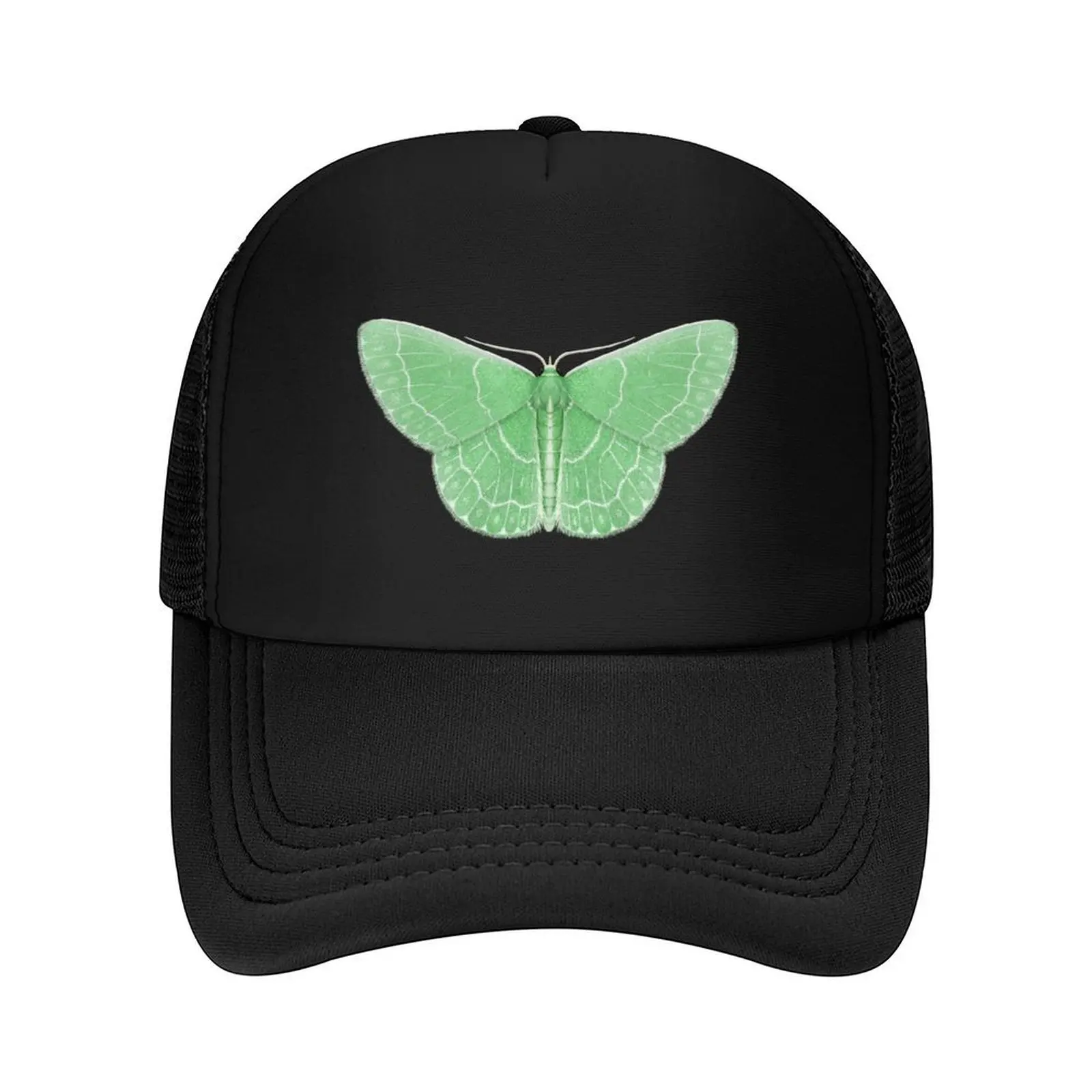 

Wavey-Lined Emerald Moth Painting Baseball Cap Beach Bag hats on offer Golf hats for men Sun Hats For Women Men's