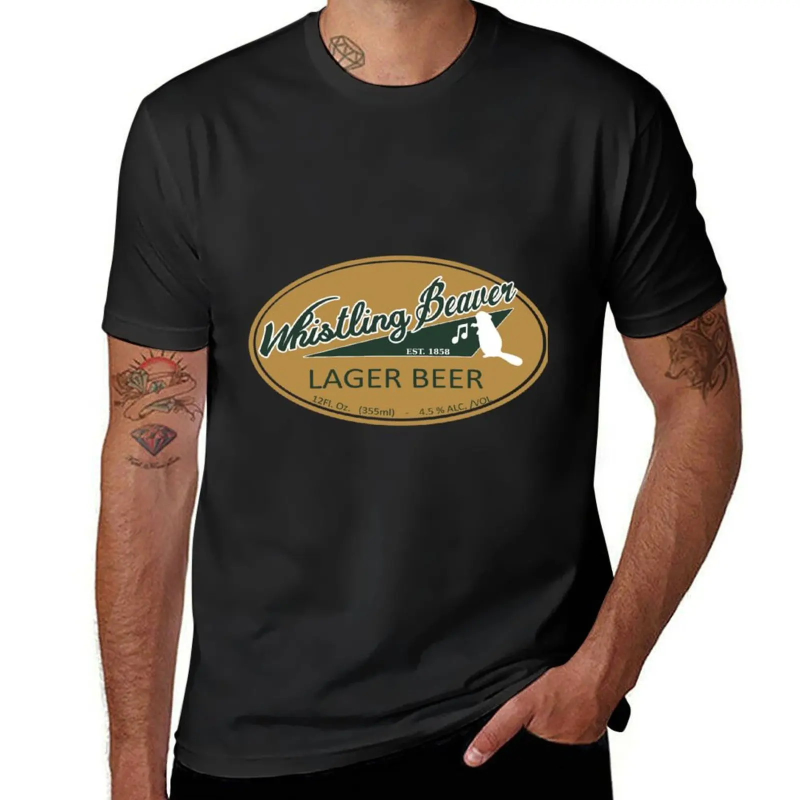 

Whistling Beaver Lager FarCry5 Design T-Shirt Aesthetic clothing sports fans sweat mens cotton t shirts