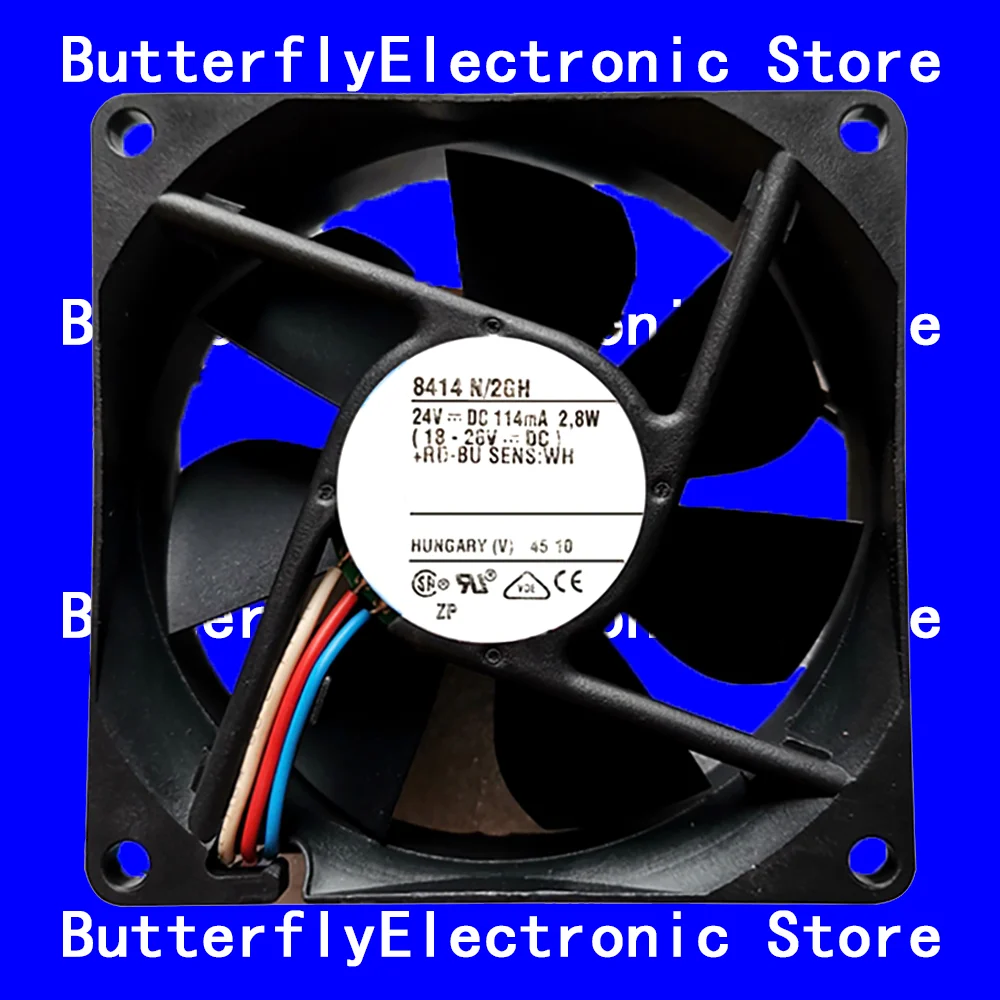 

NEW ORIGINAL 8414N/2GH 24VDC 2.8W COOLING FAN 8025 80*80*25MM