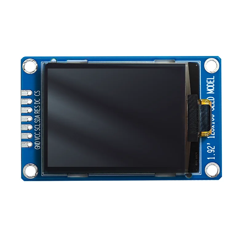 1.92 Inch Oled Display 128*160 Resolutie Sh1108 Driver Seriële Scherm 7pin Spi-Interface