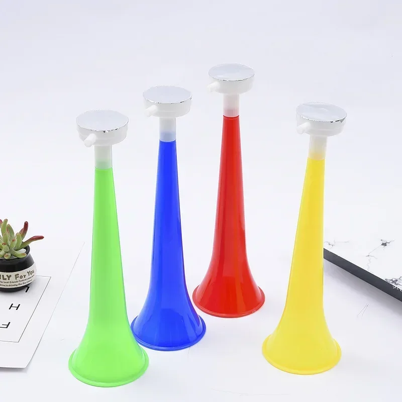 Corneta de Plástico para Animar en Partidos de Fútbol, Accesorios para Aficionados y Grupos de Animación, Vuvuzela, Trompeta Infantil, Corneta de Aire para Animar en la Copa Mundial